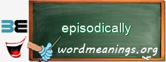 WordMeaning blackboard for episodically